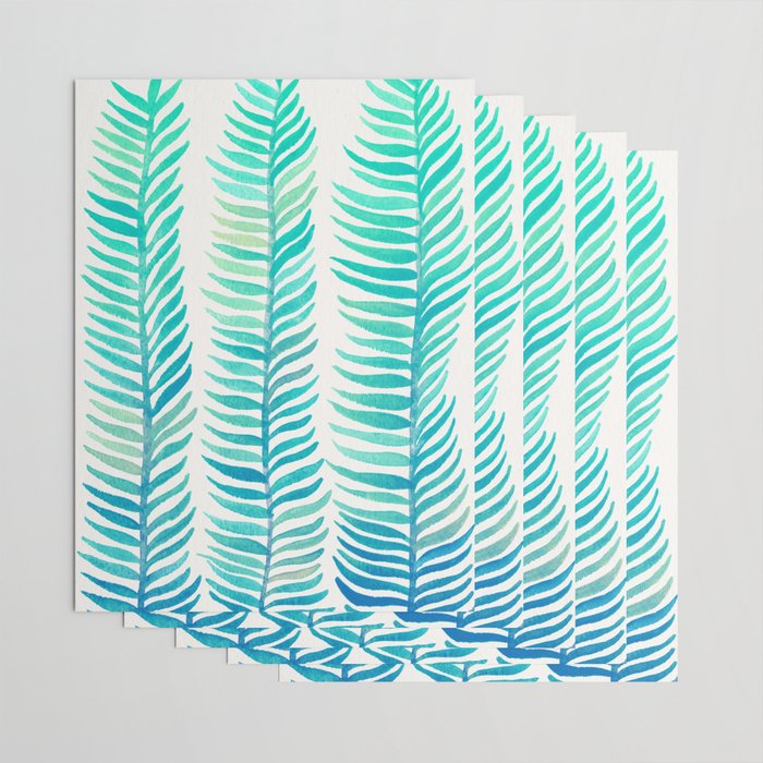 Seafoam Seaweed Wrapping Paper Gallery Image 3
