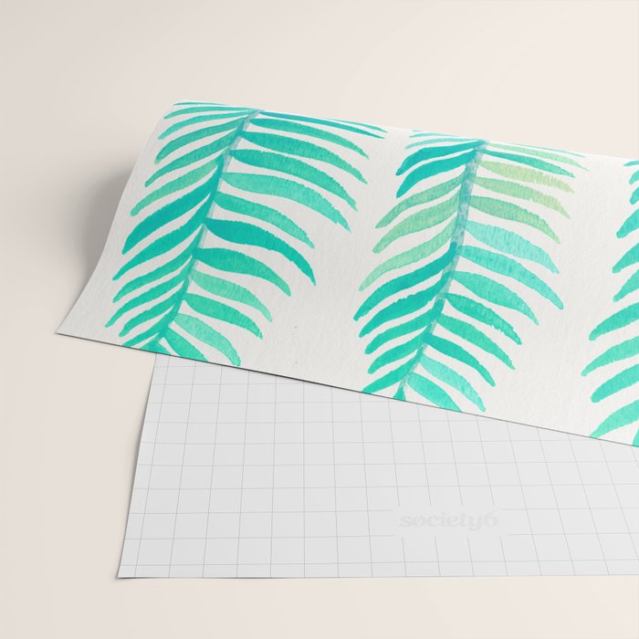 Seafoam Seaweed Wrapping Paper Gallery Image 2