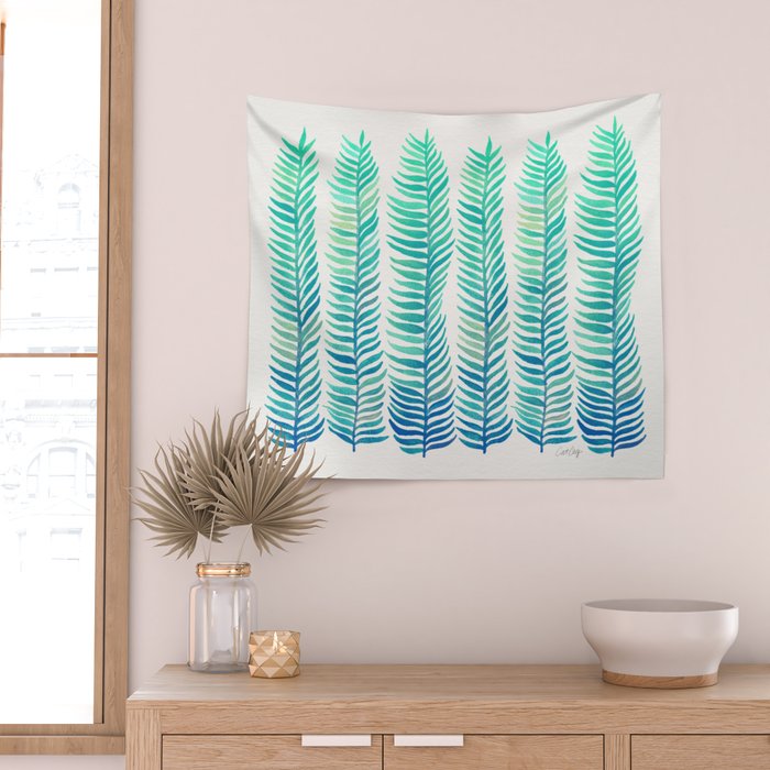 Seafoam Seaweed Wall Tapestry Gallery Image 2