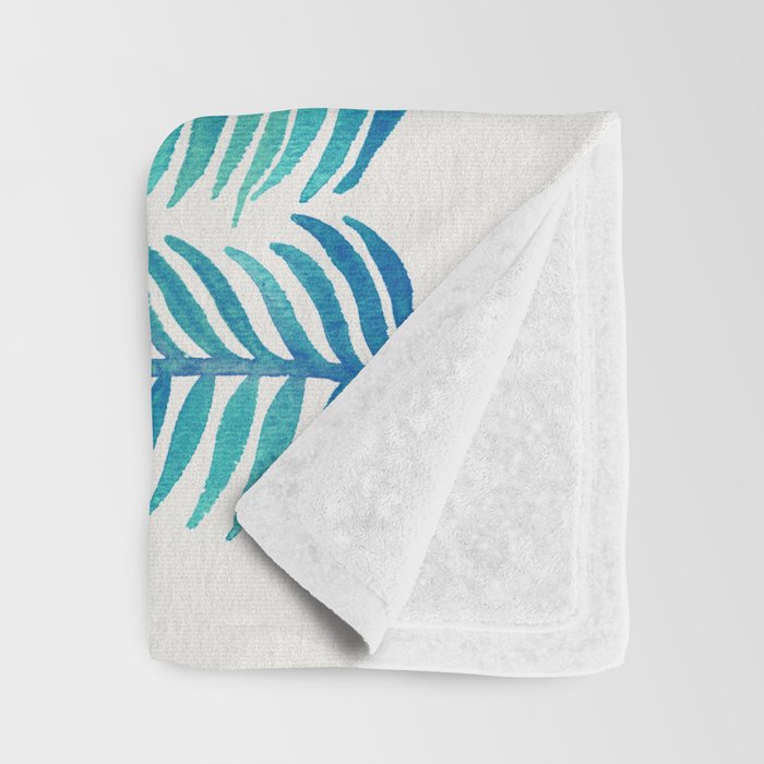 Seafoam Seaweed Throw Blanket Gallery Image 3