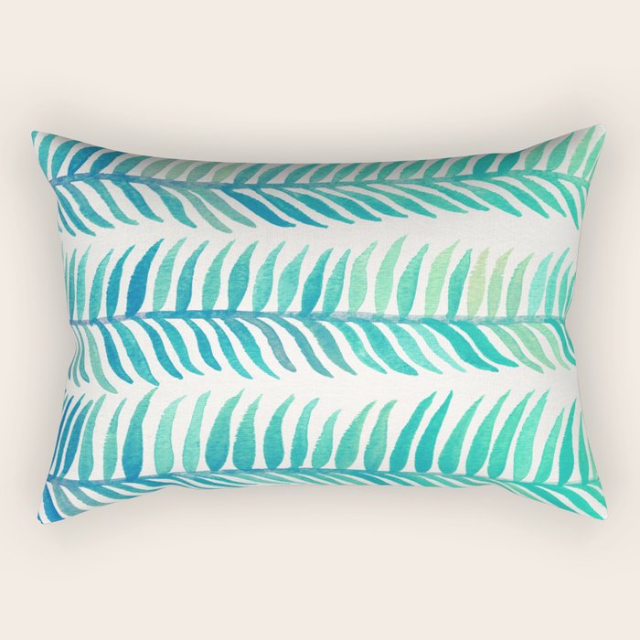 Seafoam Seaweed Rectangular Pillow Gallery Image 2