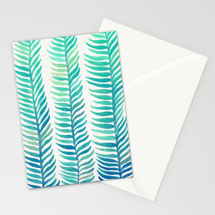 Seafoam Seaweed Stationery Card Gallery Image 2