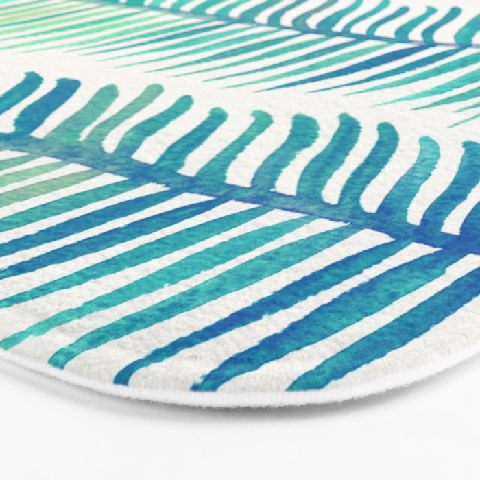 Seafoam Seaweed Bath Mat Gallery Image 3