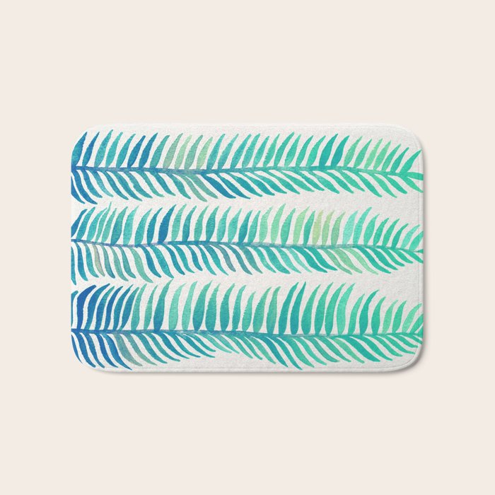 Seafoam Seaweed Bath Mat Gallery Image 1