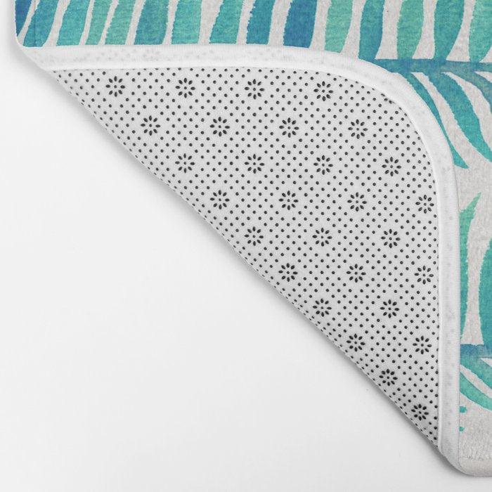 Seafoam Seaweed Bath Mat Gallery Image 2