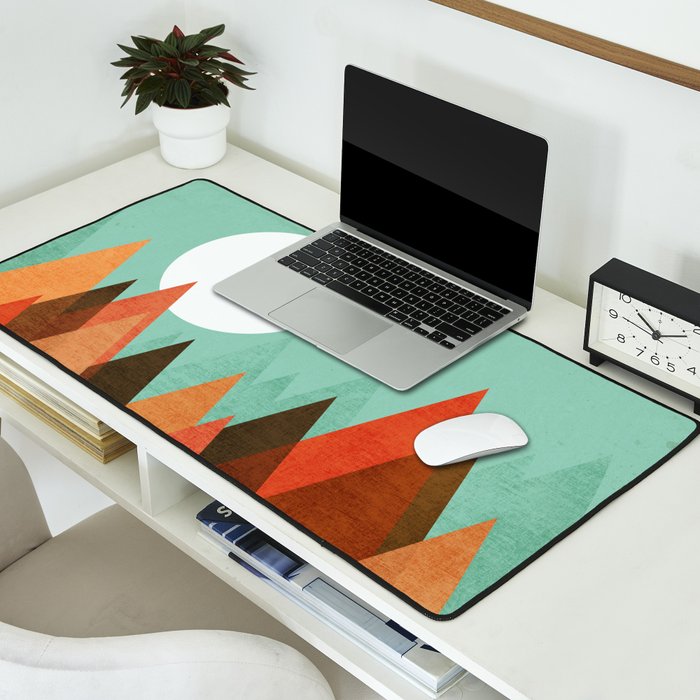 From the edge of the mountains Desk Mat Gallery Image 2