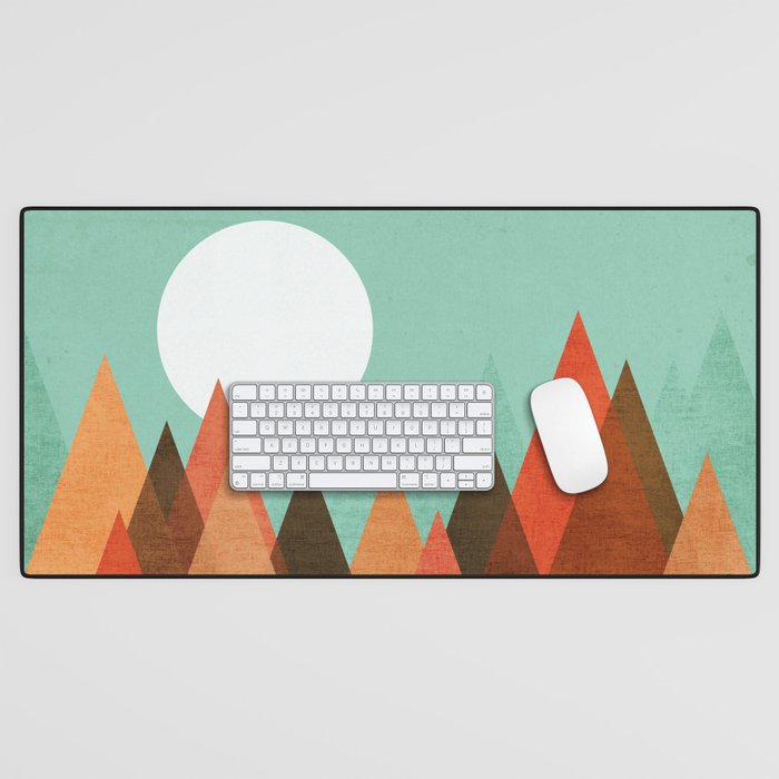 From the edge of the mountains Desk Mat Gallery Image 1