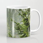 Wanderlust Forest - Mountain Adventure in Foggy Woods Coffee Mug Gallery Image 1