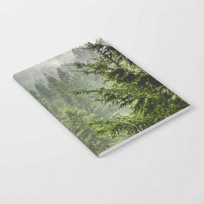 Wanderlust Forest - Mountain Adventure in Foggy Woods Notebook Gallery Image 2