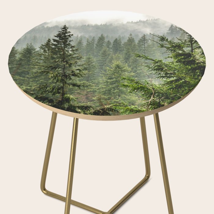 Wanderlust Forest - Mountain Adventure in Foggy Woods Side Table Gallery Image 2