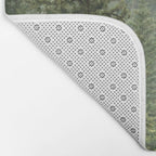 Wanderlust Forest - Mountain Adventure in Foggy Woods Bath Mat Gallery Image 2