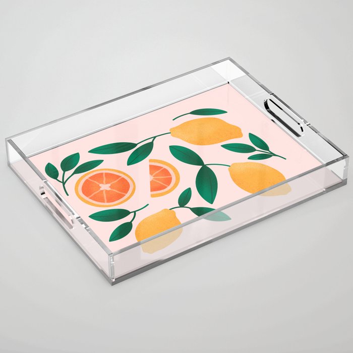 Citrus Fruits Acrylic Tray Gallery Image 1