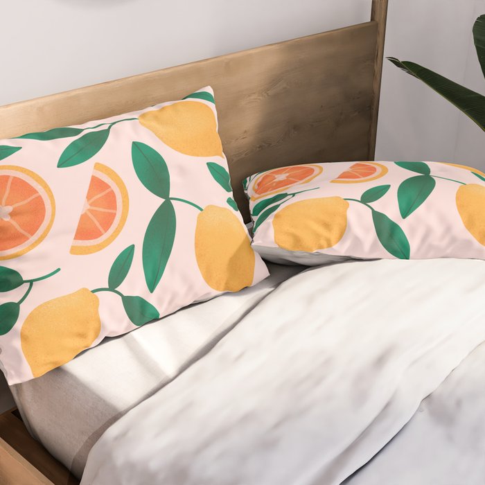 Citrus Fruits Pillow Sham Gallery Image 2