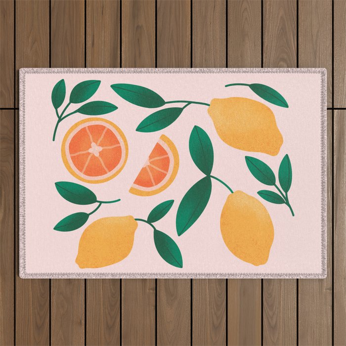 Citrus Fruits Outdoor Rug Gallery Image 1