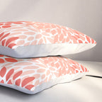 Flowers Pattern, Coral, Pink, Floral Prints Pillow Sham Gallery Image 3