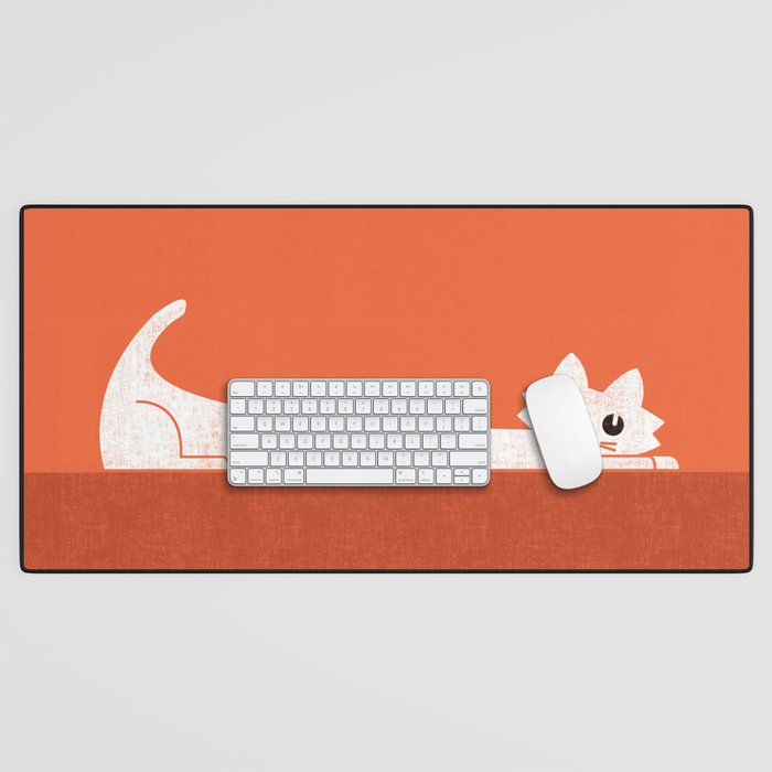 Mark's Superpower: cat Superstretch Desk Mat Gallery Image 1