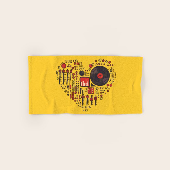 Music in every heartbeat Bath Towel Gallery Image 1
