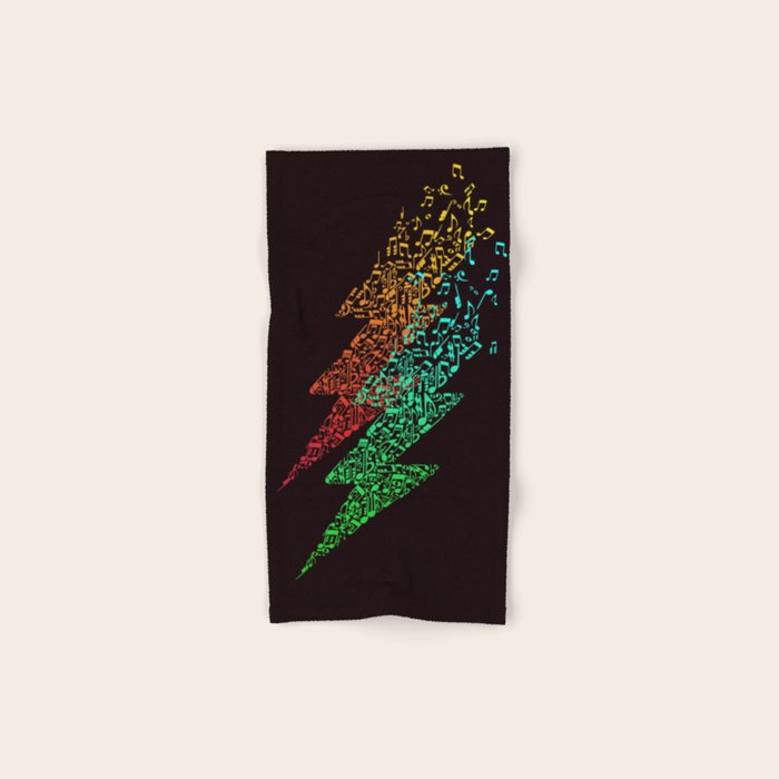 Electro music Bath Towel Gallery Image 1