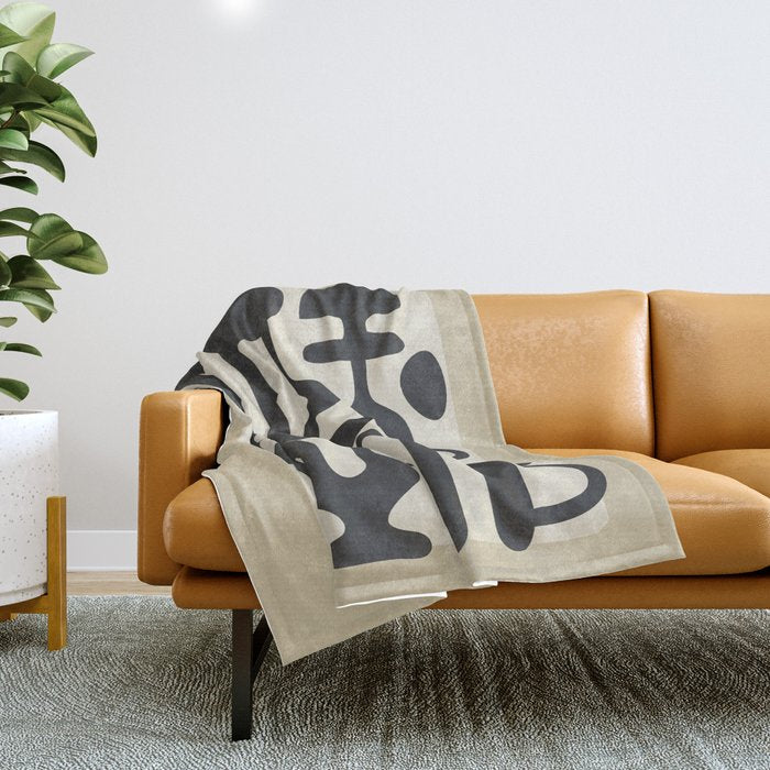 Shadowns in Motion 2 Throw Blanket Gallery Image 1