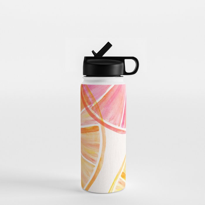 Summer Citrus Party Watercolor Water Bottle Gallery Image 1