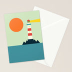 Lighthouse Stationery Card Gallery Image 2