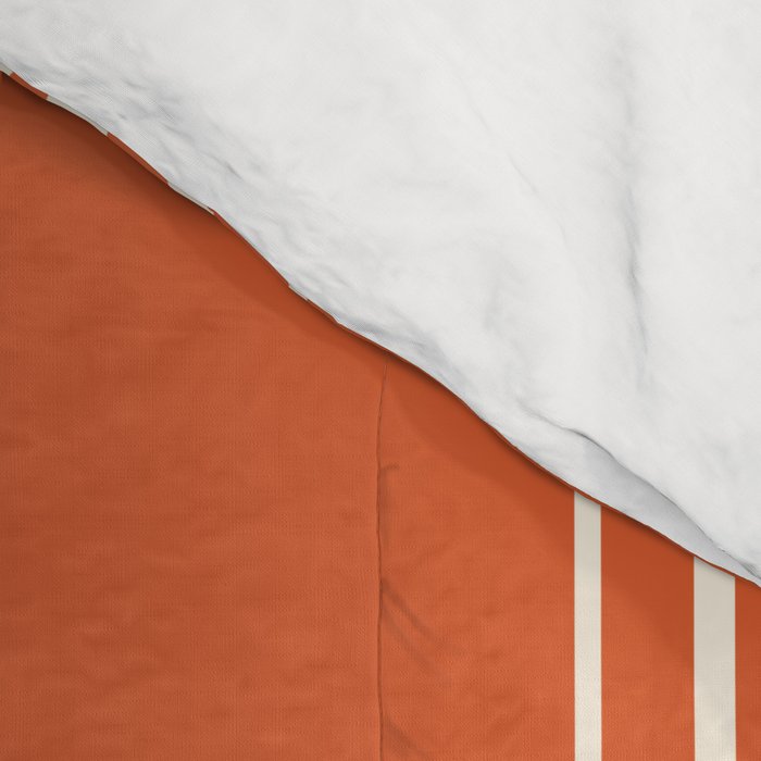 Marmalade Orange and Creme Lines Comforter Gallery Image 4