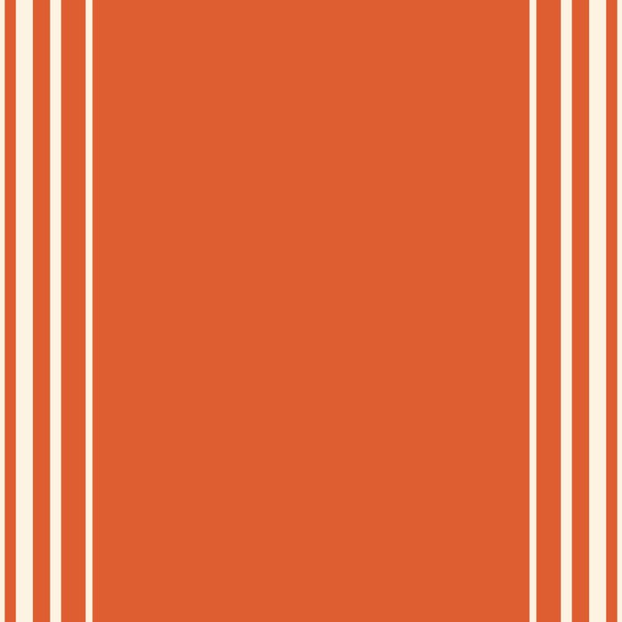 Marmalade Orange and Creme Lines Coffee Mug Gallery Image 2