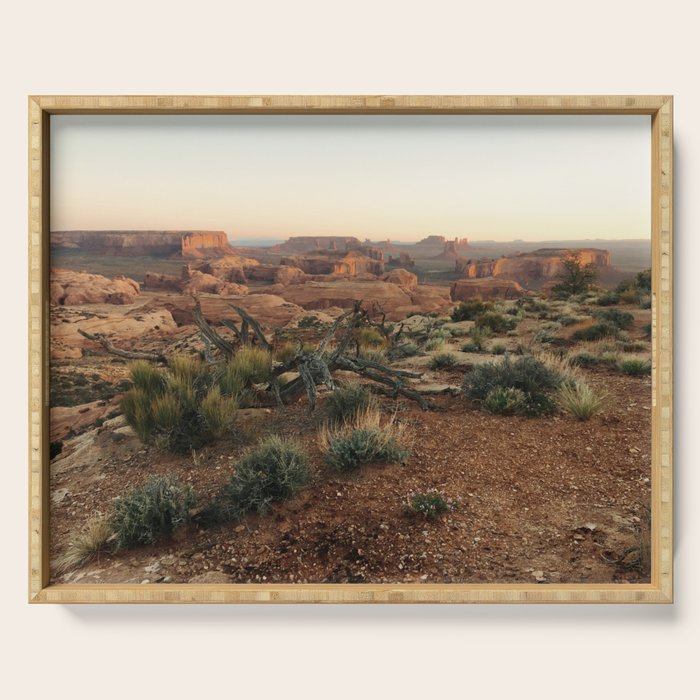 Monument Valley Morning Serving Tray Gallery Image 1