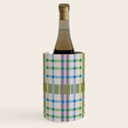 Vibrant Plaid Fusion C Wine Chiller Gallery Image 1