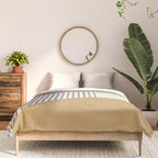 Quarter Circle Lines - Gray Gold  Comforter Gallery Image 3