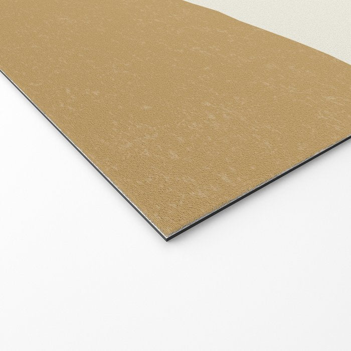 Quarter Circle Lines - Gray Gold  Welcome Mat Gallery Image 2