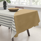 Quarter Circle Lines - Gray Gold  Tablecloth Gallery Image 3