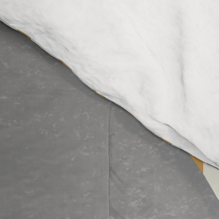Quarter Circle Lines - Gray Gold  Comforter Gallery Image 4