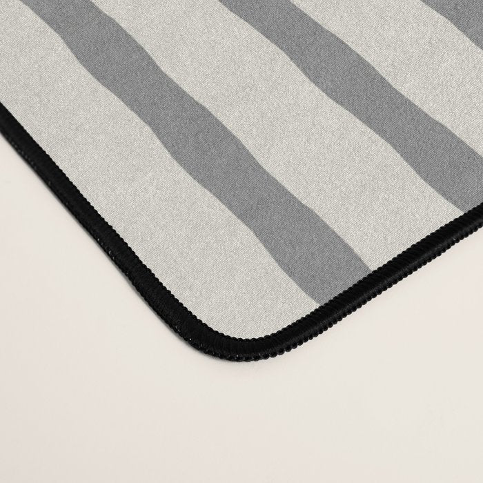 Quarter Circle Lines - Gray Gold  Desk Mat Gallery Image 4