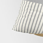 Quarter Circle Lines - Gray Gold  Pillow Sham Gallery Image 4