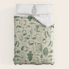 deep ocean fish family light Duvet Cover Gallery Image 6
