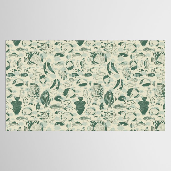 deep ocean fish family light Tablecloth Gallery Image 2