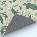 deep ocean fish family light Rug Gallery Image 4