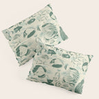 deep ocean fish family light Pillow Sham Gallery Image 3