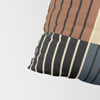 Color Block Line Abstract I Boho Rustic Pillow Sham Gallery Image 4
