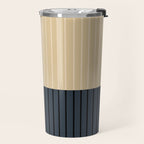 Color Block Line Abstract I Boho Rustic Travel Mug Gallery Image 2