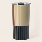 Color Block Line Abstract I Boho Rustic Travel Mug Gallery Image 1