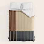 Color Block Line Abstract I Boho Rustic Comforter Gallery Image 6