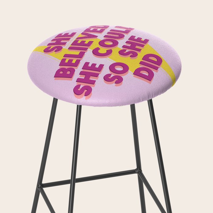she believed she could Stool Gallery Image 2