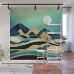 Emerald Evening Wall Mural Gallery Image 1