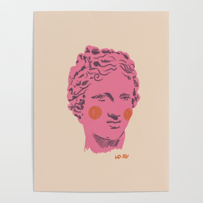 Ancient head #2 Poster Gallery Image 1