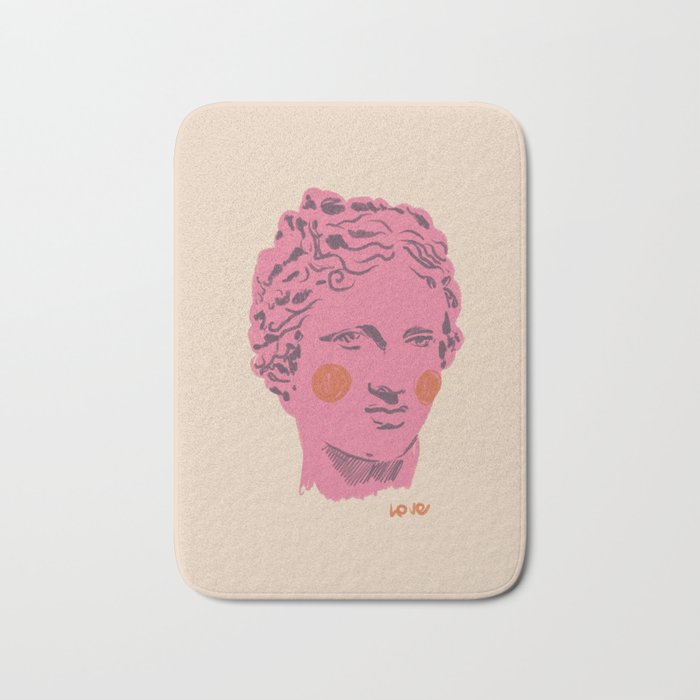 Ancient head #2 Bath Mat Gallery Image 1