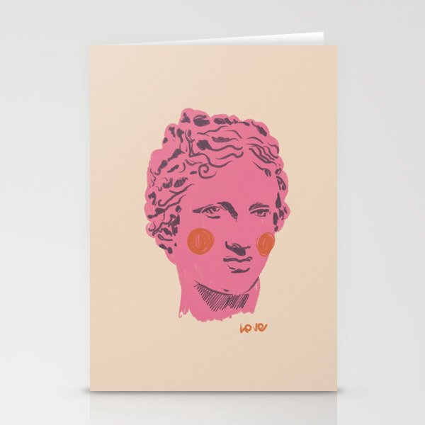 Ancient head #2 Stationery Card Gallery Image 2