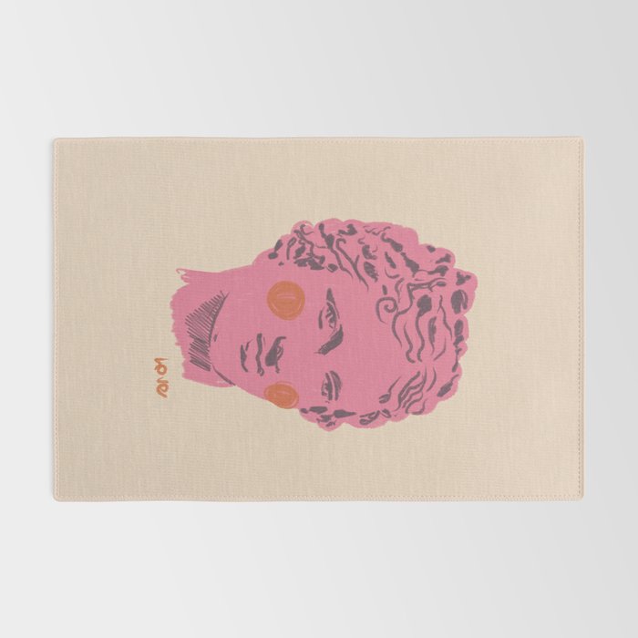 Ancient head #2 Rug Gallery Image 2
