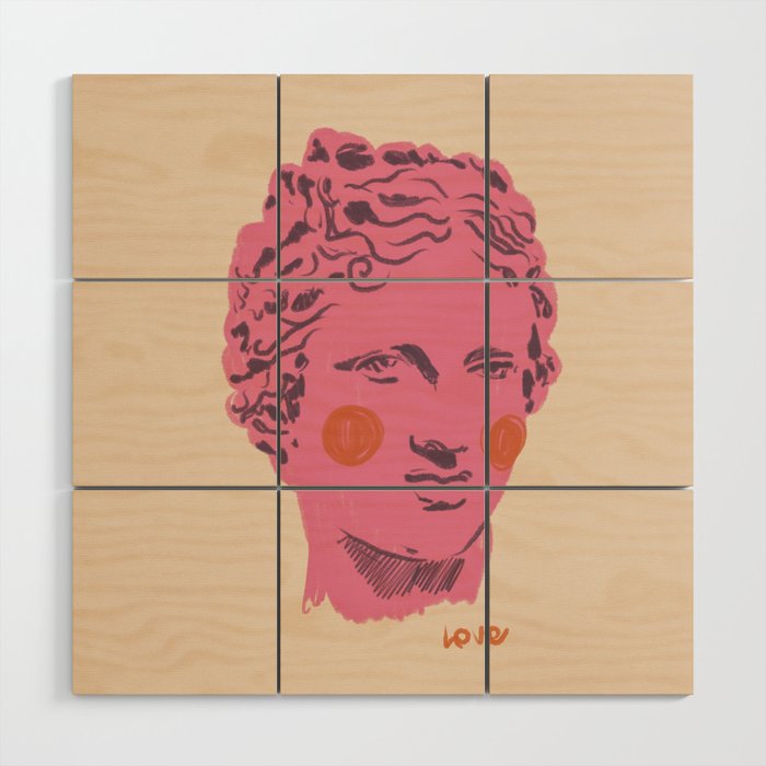 Ancient head #2 Wood Wall Art Gallery Image 1